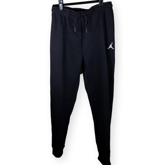 Jordan Pants - Jordan Sport Womens Dri Fit Black Logo Joggers XL